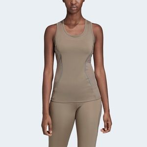 Adidas by Stella McCartney Performance Essentials Tank Top taupe beige XS